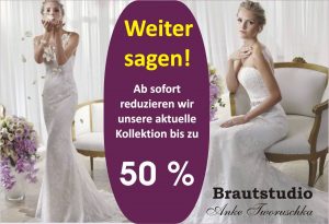 Brautkleider bis 50% Reduziert