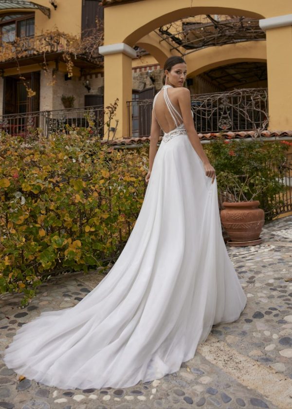 Kleid mit Neckholder