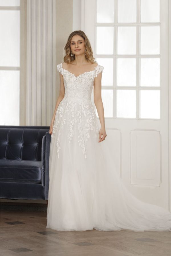 A-Linien-Brautkleid