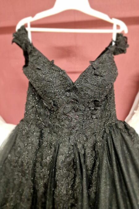 black weddingdress